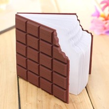 MAB - 2 Adet Hediyelik Çikolata Kokulu Defter (10 x 8.7 cm) Okula Dönüş, İlginç Okul Hediyesi Chocolate Tasarımlı Not Defteri