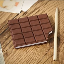 MAB - 2 Adet Hediyelik Çikolata Kokulu Defter (10 x 8.7 cm) Okula Dönüş, İlginç Okul Hediyesi Chocolate Tasarımlı Not Defteri