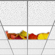 Gök Panel 60X60 LED Panel Aydınlatma Armatür Avize Sıva Altı Desenli 1x2 Ikili Grup 46511141SA