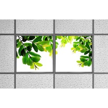 Gök Panel 60X60 LED Panel Aydınlatma Armatür Avize Sıva Altı Desenli 1x2 Ikili Grup 46510149SA