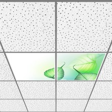 Gök Panel 60X60 LED Panel Aydınlatma Armatür Avize Sıva Altı Desenli 1x2 Ikili Grup 46510066SA