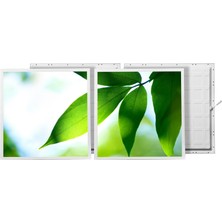 Gök Panel 60X60 LED Panel Aydınlatma Armatür Avize Sıva Altı Desenli 1x2 Ikili Grup 46510152SA