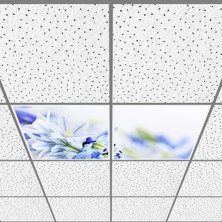 Gök Panel 60X60 LED Panel Aydınlatma Armatür Avize Sıva Altı Desenli 1x2 Ikili Grup 46510876SA