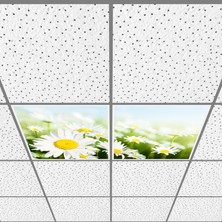 Gök Panel 60X60 LED Panel Aydınlatma Armatür Avize Sıva Altı Desenli 1x2 Ikili Grup 46510959SA