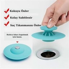 Etexy Buffer Silikon Malzeme Banyo Mutfak Gider Evye Lavabo Içine Çöp Tıpası Kaydırmaz Süzgeç Çeşitleri M