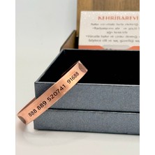 Kehribarevi Ereğli Başarı Sekanslı Saf Bakır Unisex Model Bileklik