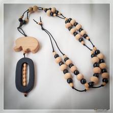 Z Jewelry Art Hakenga - El Yapımı Etnik Otantik Bohem Kadın Erkek Fil Kolye