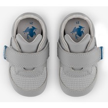 Hopfrög ⁠smart Walker First Prime Super Mat Havalı Gri Barefoot Ilk Adım Bebek Ayakkabı