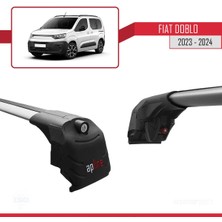 DBC Online Fiat Doblo 2023 2024 ile Uyumlu Ace-2 Ara Atkı Tavan Barı Gri Yeni Doblo