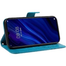 Bdt Shop Kredi Kartı Yuvası ile Huawei P30 Için Flip Case Ayrılabilir El Kayışı Yüksek (Yurt Dışından)