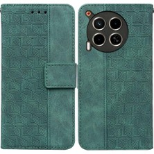 Bdt Shop Tecno Camon Için Flip Case 30 4g/5g Flip Folio Kickstand Özelliği Cüzdan Pu (Yurt Dışından)