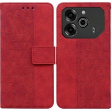 Bdt Shop Tecno Pova 6 Pro 5g Için Flip Case Cüzdan Kapak Premium Pu Deri Kabartmalı (Yurt Dışından)