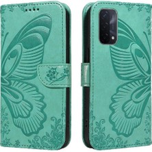 Bdt Shop Oppo Için Flip Case A93 5G/A74 5G/A54 5g Ayrılabilir El Kayışı Kabartmalı (Yurt Dışından)