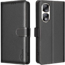 Bdt Shop Onur 90 Pro Için Flip Case Pu Deri Cüzdan Manyetik Kart Tutucu Rfıd (Yurt Dışından)