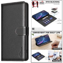 Bdt Shop Onur 90 Pro Için Flip Case Pu Deri Cüzdan Manyetik Kart Tutucu Rfıd (Yurt Dışından)