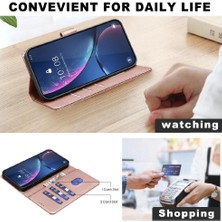 Bdt Shop IPhone 14 Için Flip Case Pro Max Manyetik Cüzdan Rfıd Engelleme Kart Tutucu (Yurt Dışından)