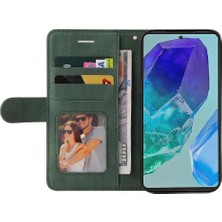 Bdt Shop Samsung Galaxy M55 Dikiş Renk Flip Folio Kitap Için Flip Case Kart ile (Yurt Dışından)