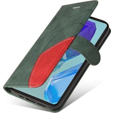 Bdt Shop Samsung Galaxy M55 Dikiş Renk Flip Folio Kitap Için Flip Case Kart ile (Yurt Dışından)