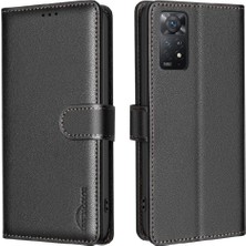 Bdt Shop Xiaomi Redmi Not 12S Için Flip Case Manyetik Rfıd Engelleme Pu Deri Kart (Yurt Dışından)