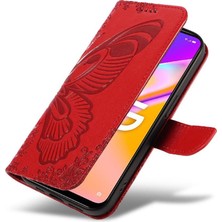 Bdt Shop Oppo Için Flip Case A93 5G/A74 5G/A54 5g Ayrılabilir El Kayışı Kabartmalı (Yurt Dışından)