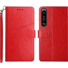 Bdt Shop Sony Xperia 1 Vı Için Flip Case Deri Cüzdan Darbeye Tpu Kabuk Çevirme (Yurt Dışından)