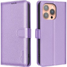 Bdt Shop IPhone 16 Için Flip Case Pro Max Rfıd Engelleme Cüzdan Pu Deri Manyetik (Yurt Dışından)