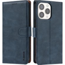 Bdt Shop IPhone 15 Pro Için Flip Case Yan Cep Manyetik Kapatma Kart Yuvaları Anti (Yurt Dışından)