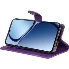 Bdt Shop Realme C63 Için Flip Case Kart Yuvası ile Yüksek Kaliteli Deri Iş Çantası (Yurt Dışından)