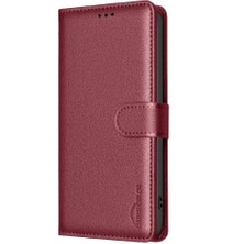 Manyi Mall Samsung Galaxy A05S Için Flip Case Pu Deri Cüzdan Rfıd Engelleme Manyetik (Yurt Dışından)