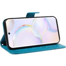 Manyi Mall Kredi Kartı Yuvası ile Huawei Nova 9 Için Yüksek Kaliteli Deri Flip Case (Yurt Dışından)