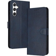 Manyi Mall Kart Yuvası Saf Renk ile Samsung Galaxy M54 Pu Deri Için Flip Case (Yurt Dışından)