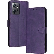 Manyi Mall Xiaomi Redmi Not 12 Için Flip Case Kart Pu ile 4g Kickstand Saf Renk (Yurt Dışından)