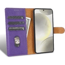 Manyi Mall Samsung Galaxy A15 Için Flip Case 4g/5g Yan Cep Kart Yuvaları Manyetik (Yurt Dışından)