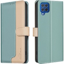 Manyi Mall Samsung Galaxy A22 4g Için Flip Case Darbeye Tpu Iç Kabuk Rfıd Flip (Yurt Dışından)