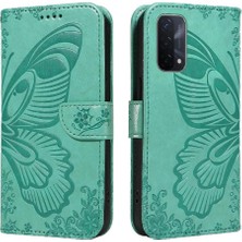 Manyi Mall Oppo Için Flip Case A93 5G/A74 5G/A54 5g Ayrılabilir El Kayışı Kabartmalı (Yurt Dışından)