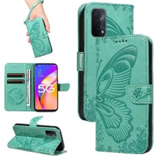 Manyi Mall Oppo Için Flip Case A93 5G/A74 5G/A54 5g Ayrılabilir El Kayışı Kabartmalı (Yurt Dışından)