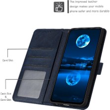 Manyi Mall Motorola Moto MOTOROLA/E32S Toka Saf Renk Pu Deri ile Flip Case (Yurt Dışından)