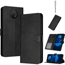 Manyi Mall Nokia G10/G20/G30 Kickstand Için Flip Case Kart Yuvası ile Pu Deri Saf (Yurt Dışından)