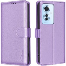 Manyi Mall Oppo Oppo 11F 5g Rfıd Engelleme Kart Tutucu Kickstand Pu Için Flip Case (Yurt Dışından)