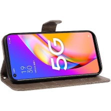 Manyi Mall Oppo Için Flip Case A93 5G/A74 5G/A54 5g Ayrılabilir El Kayışı Kabartmalı (Yurt Dışından)