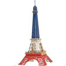 First Paris Eyfel Kulesi Ahşap 3D Puzzle Modeli Çocuk Montajlı Eğitici ve Zeka Oyuncakları (Yurt Dışından)