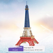 First Paris Eyfel Kulesi Ahşap 3D Puzzle Modeli Çocuk Montajlı Eğitici ve Zeka Oyuncakları (Yurt Dışından)