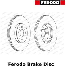 Ferodo Opel Astra H Ön Fren Diski Arka 4 Bijonlu Feredo Marka