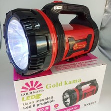 Gold Kama Uzun Mesafeli 10W Ledli Projektör Fener 6670