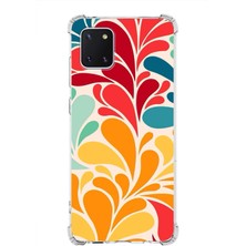 Printify Samsung Galaxy Note 10 Lite Retro Color 5 Baskılı Şeffaf Köşe Korumalı Antişok Kılıf