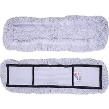 Cod-Ex Nemli Palet Yedek Mop Paspas Başlığı Ucu -50 Cm. / Nem Alıcı Mop - Pamuklu / Beyaz - 3 Adet