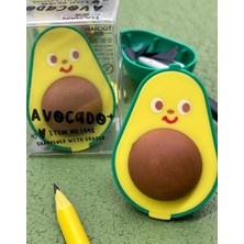 Sevimli Avocado Silgili Kalemtraş / Kalem Açacağı