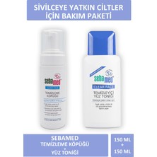 Sebamed Clear Face Yüz Temizleme Köpüğü 150 ml + Sebamed Clear Face Temizliyeci Yüz Toniği 150 ml