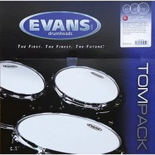 Evans ETPG1CLRF Deri Seti 10+12+14 G1 Tom Clear Fusıon Kit Tek Kat