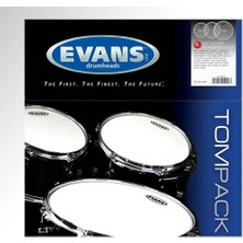 Evans ETPG1CLRS Deri Seti 12+13+16 G1 Tom Clear Standart Kit Tek K